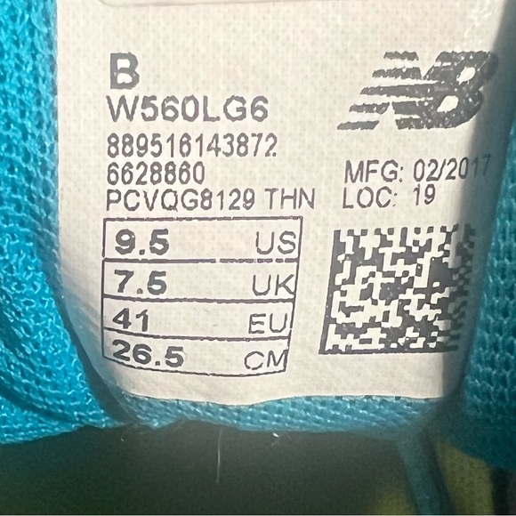 New Balance Women’s 560 V6 W560LG6 Gray Running Shoes Size 9.5 - Picture 9 of 9